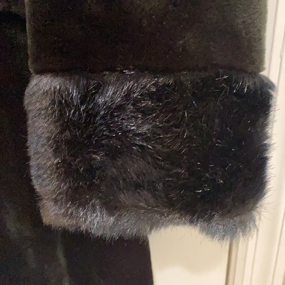 Vintage Union Made Black Fur Coat, size 14 - Picture 2 of 14